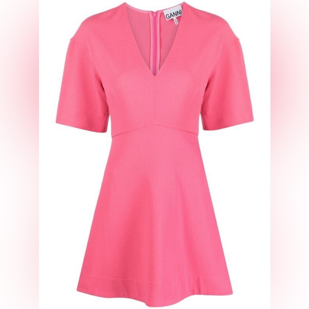 Ganni Pink Mini Dress
